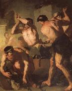 Luca Giordano Vulcan's Forge oil painting reproduction
